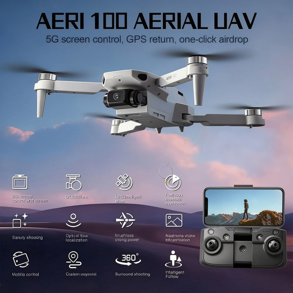 Drone Propeller Guard - NEW Aeri100 Mini Drone 8K HD